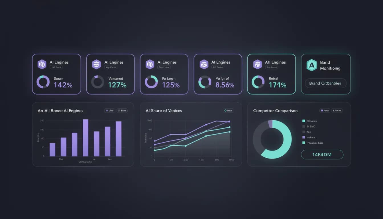 LLM visibility tools dashboard 2026 — brand citation tracking across ChatGPT, Perplexity, Gemini, and Claude in one analytics platform