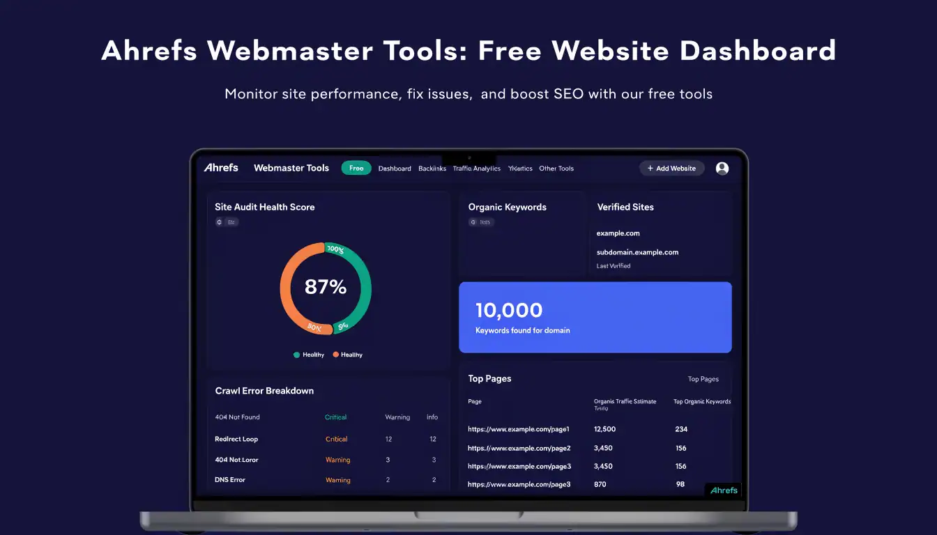 Ahrefs Webmaster Tools 2026: Everything Free (And What Is Not)