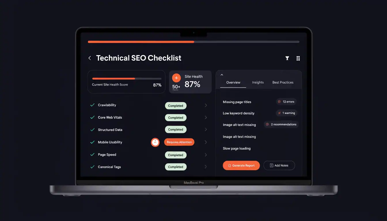 Technical SEO Checklist 2026: 50+ Items for a Fully Optimized Site