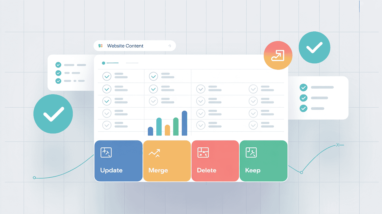 Content Audit Guide 2026: Which Pages to Update, Merge, or Delete